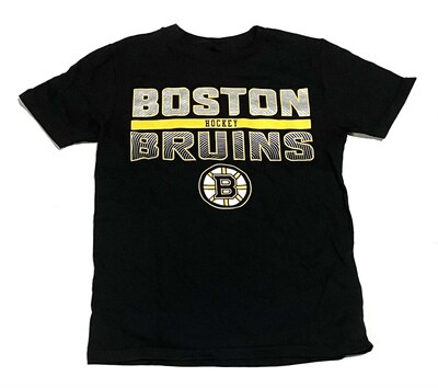 Boston Bruins Youth Black NHL T-Shirt