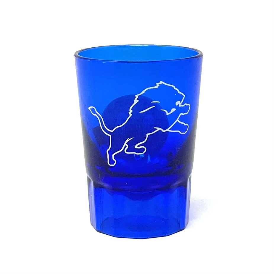 Detroit Lions 2 Ounce Plastic Collector Shot Glass