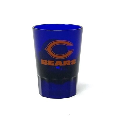 Chicago Bears 2 Ounce Plastic Collector Shot Glass