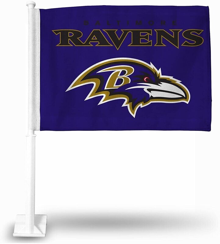 Baltimore Ravens Car Flag