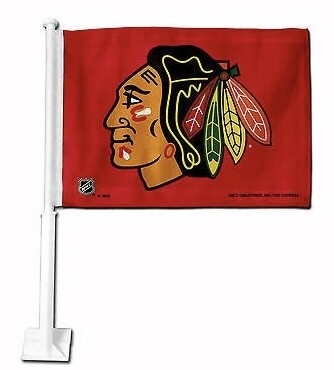 Chicago Blackhawks Car Flag