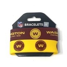 Washington Football Team Rubber Bulk Wrist Bands