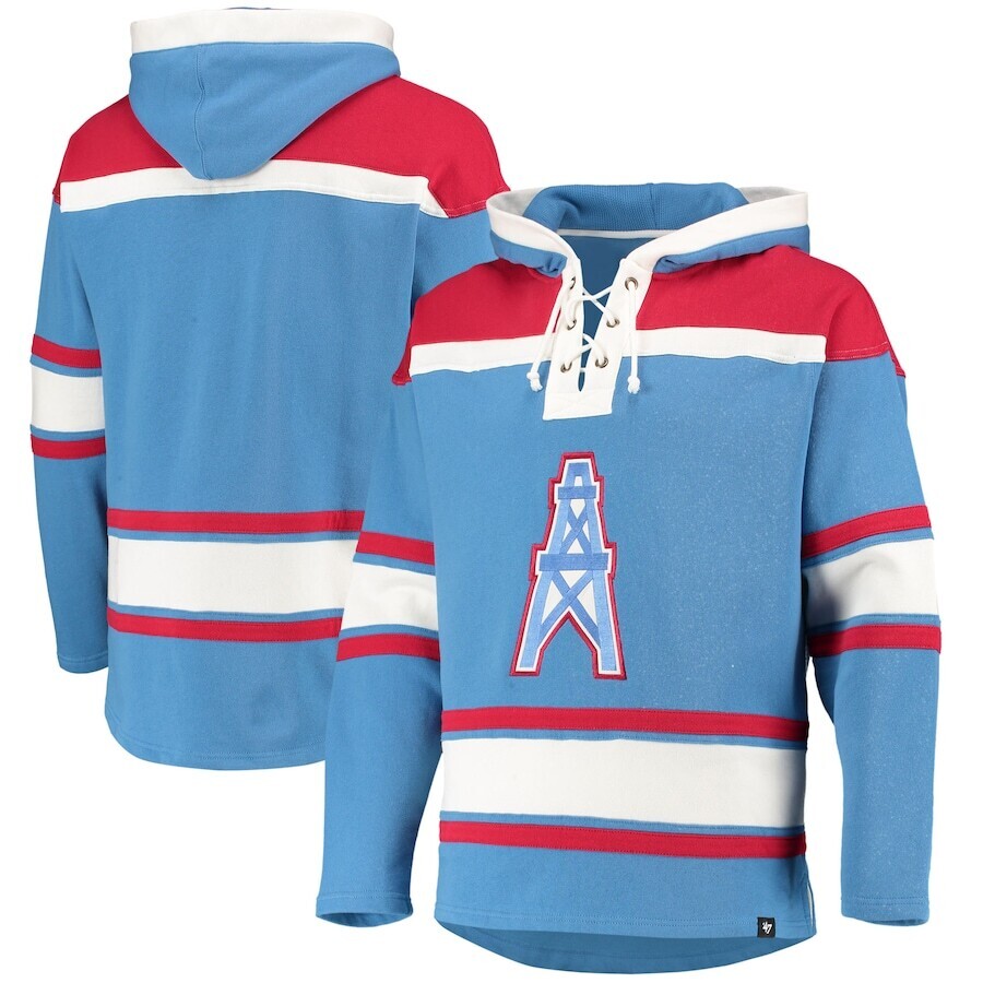 Houston Oilers Men’s 47 Lacer V-Neck Pullover Hoodie