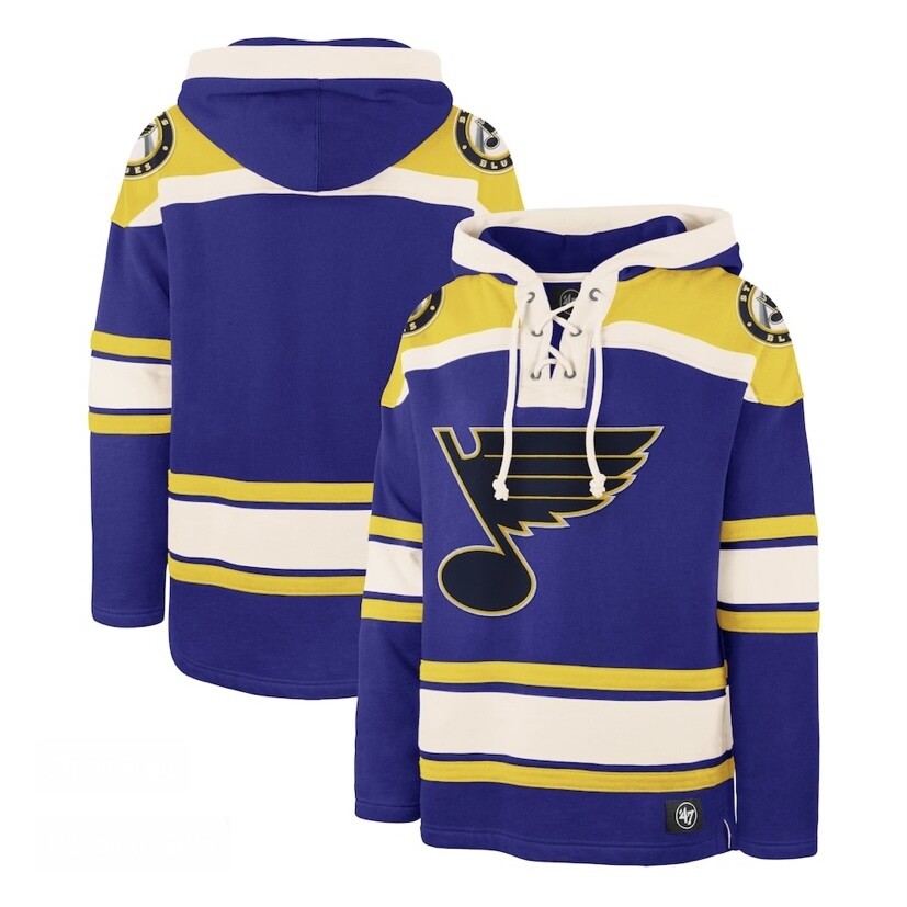 St. Louis Blues Men’s 47 Lacer V-Neck Pullover Hoodie