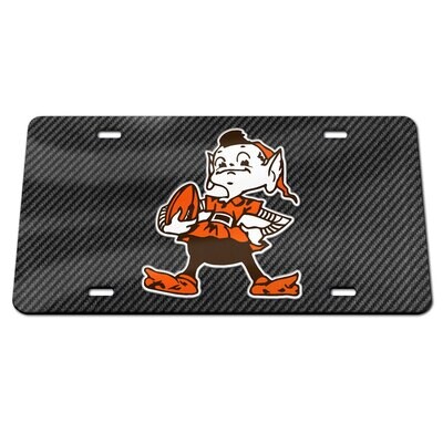 Cleveland Browns Legacy Laser Tag Acrylic License Plate