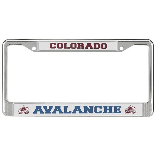 Colorado Avalanche Metal License Plate Frame