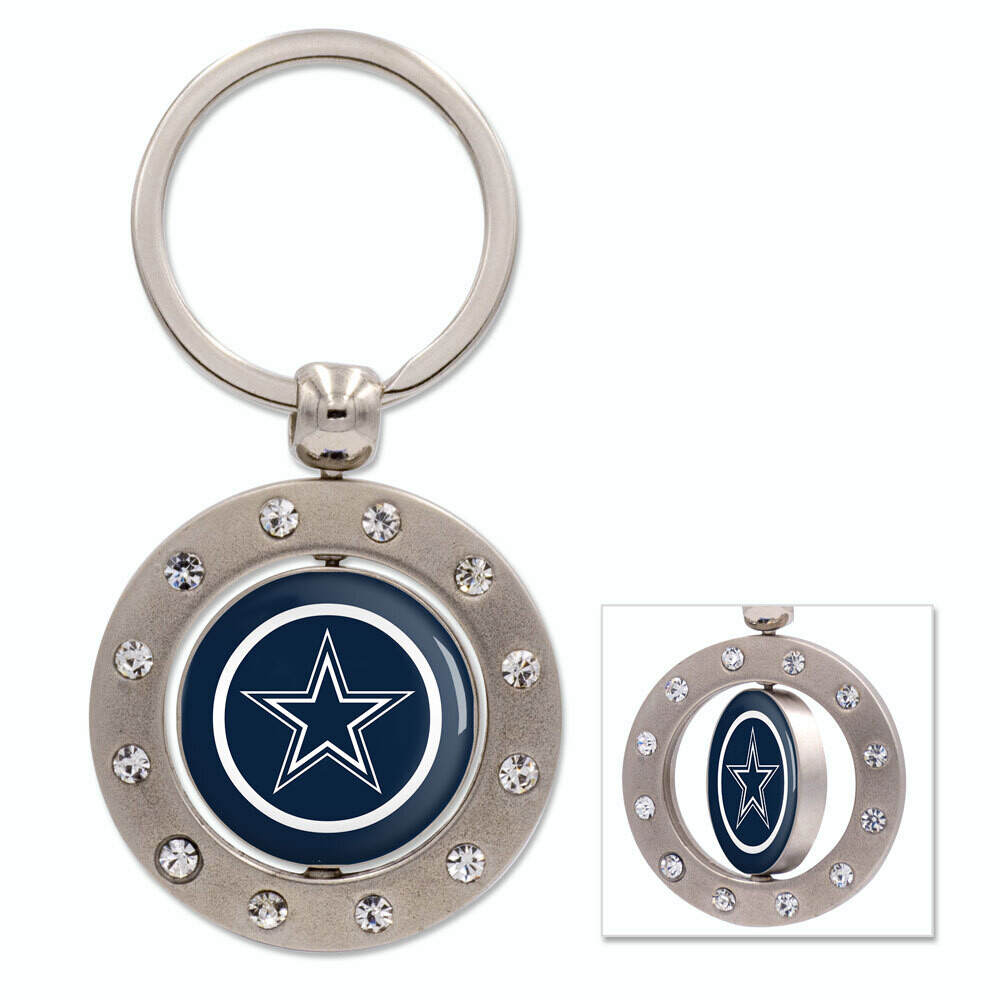 Dallas Cowboys Metal Spinning Key Ring