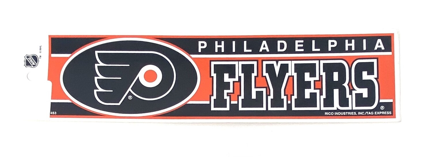 Philadelphia Flyers 3" x 10" Bumper Sticker