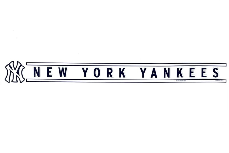 New York Yankees 17" x 2" Perfect Cut Color Decal