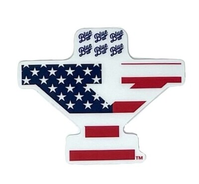 Youngstown State Penguins 4"x 4” Patriotic Sticker