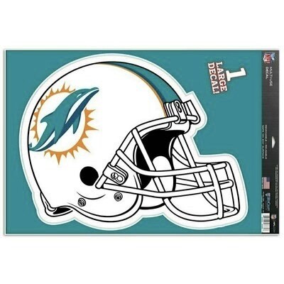 Miami Dolphins 11" x 17" Multi-Use Large Decal