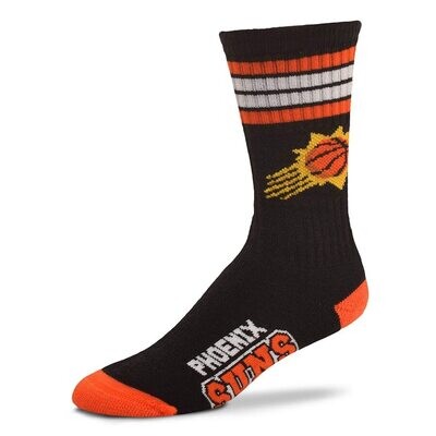 Phoenix Suns Adult 4-Stripe Duece Crew Socks