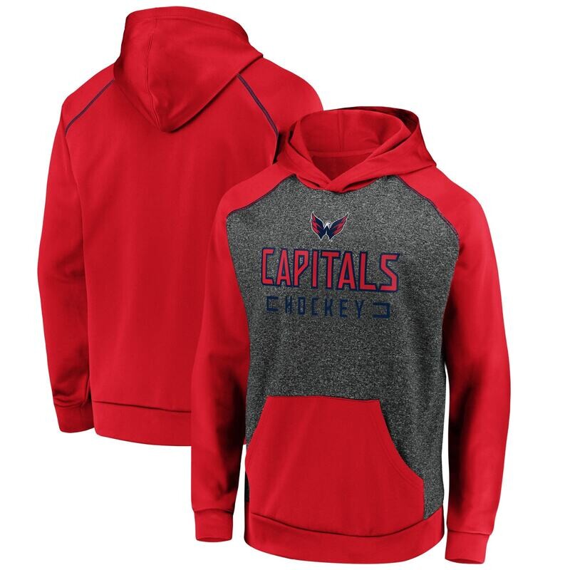 Washington Capitals Men’s Game Day Ready Chiller Fleece Raglan Pullover Hoodie