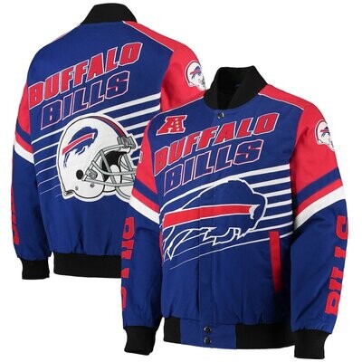 New England Patriots G-III Sports by Carl Banks Extreme Strike Cotton Twill  Full-Snap Jacket - Navy/Red