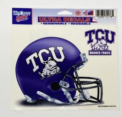 TCU Horned Frogs 4.5" x 5.75" Ultra Decal