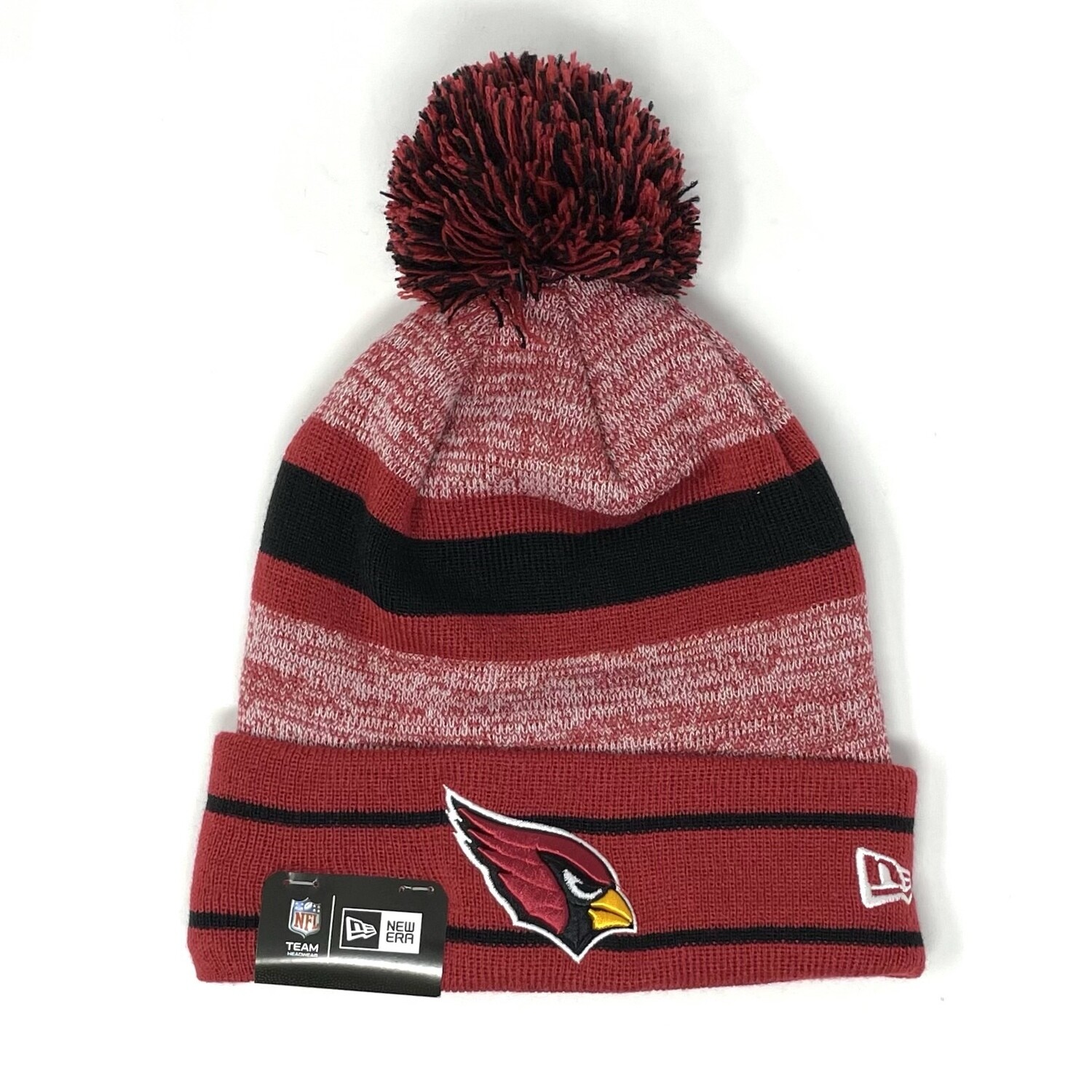 Arizona Cardinals Men's New Era Cuffed Pom Knit Hat