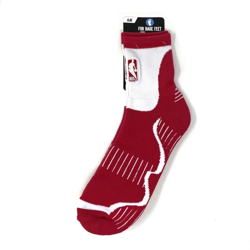 NBA Red Men’s Stripe Duece Crew Socks