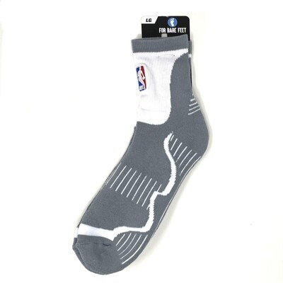 NBA Grey Men’s Stripe Duece Crew Socks