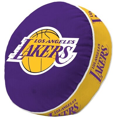 Los Angeles Lakers Round Team Puff Pillow Los Angeles Lakers Round Team Puff Pillow