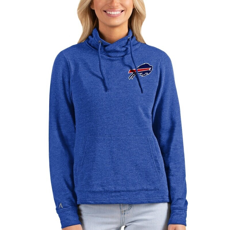 Buffalo Bills Women’s Blue Antigua Funnel Neck Pullover