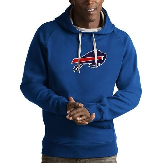 Buffalo Bills Men's Blue Antigua Victory Hoodie Buffalo Bills Men's Blue Antigua Victory Hoodie