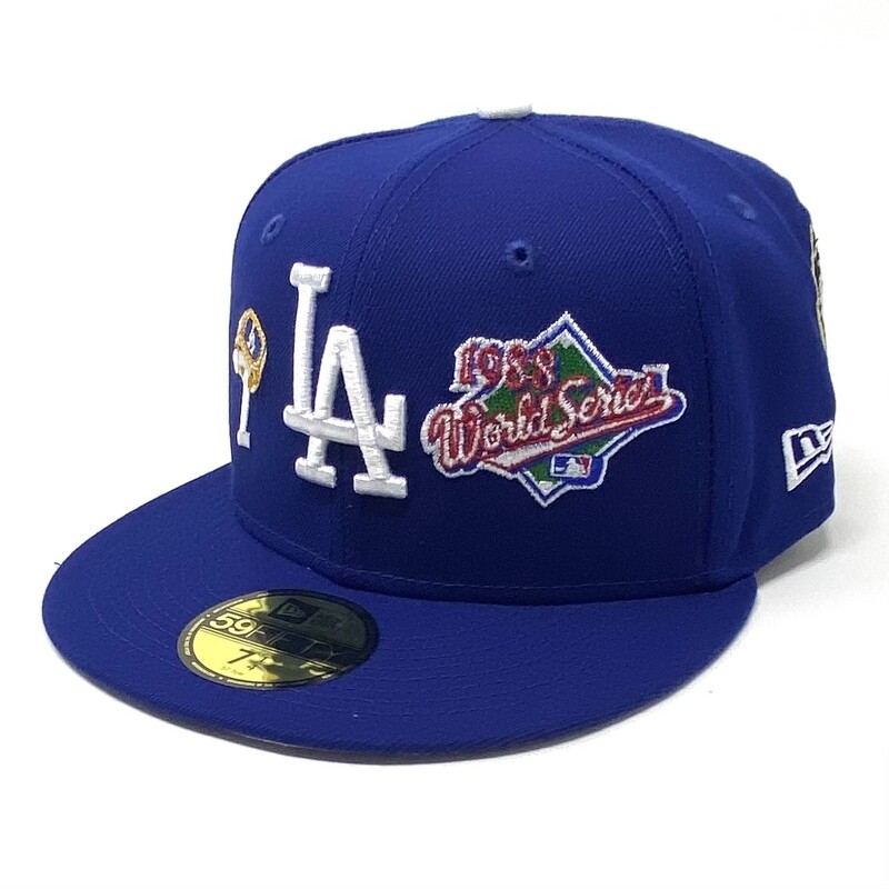 Los Angeles Dodgers Men’s New Era World Series 1988 7-Time Patch 59Fifty Fitted Hat