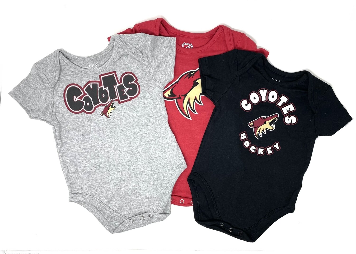 Arizona Coyotes Gerber Baby 3 pc. Short Sleeve Onesie