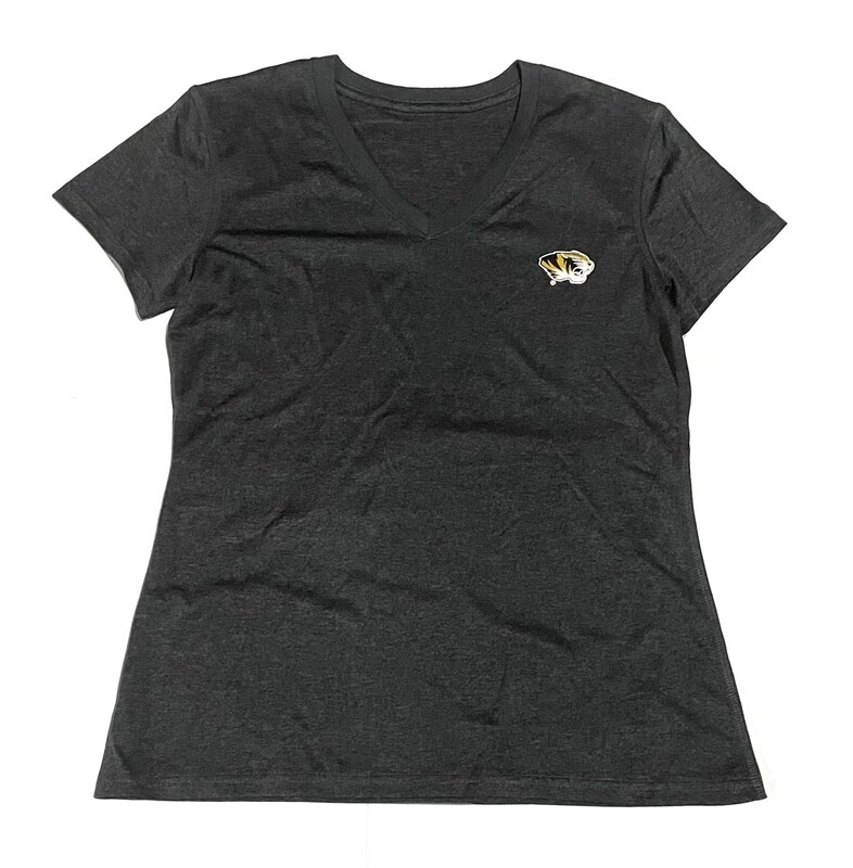 Missouri Tigers Women's V-Neck Logo T-Shirt