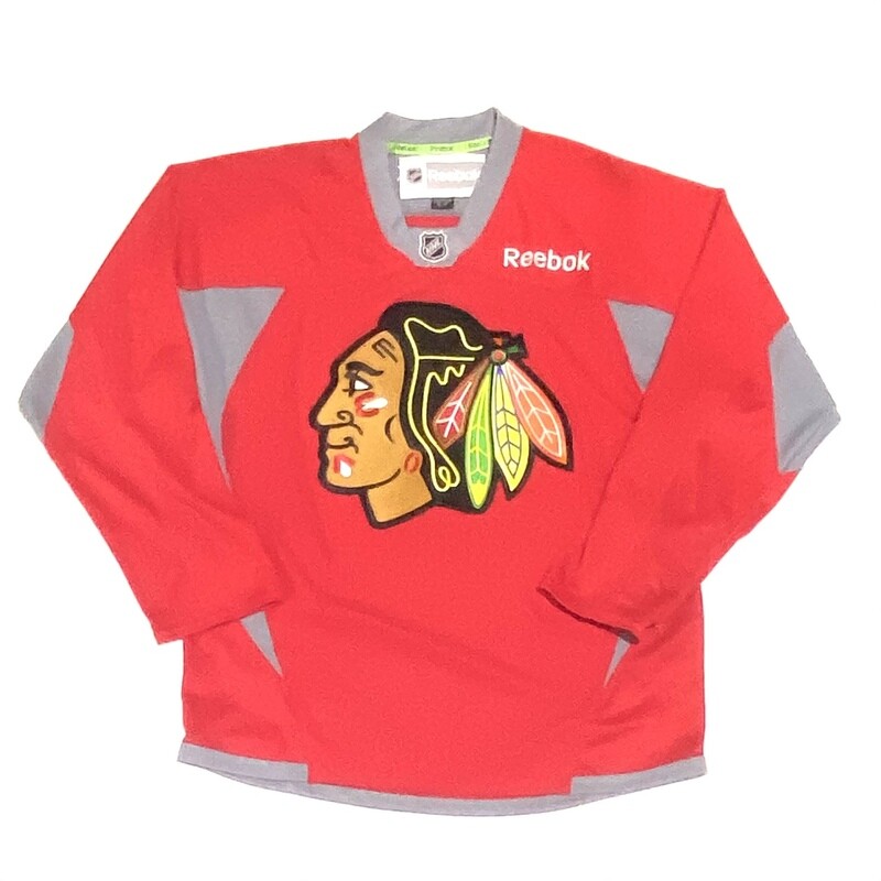 Chicago Blackhawks Men's Reebok NHL Practice Jersey Pullover