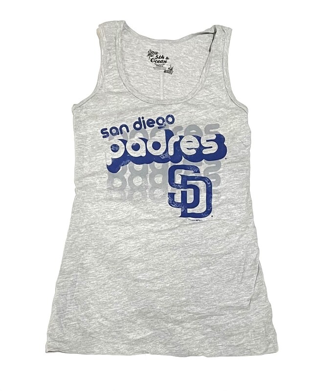 San Diego Padres Women's Grey Tank Top