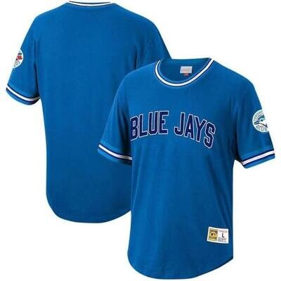 Toronto Blue Jays Men’s Mitchell & Ness Royal Cooperstown Collection Wild Pitch Jersey Shirt