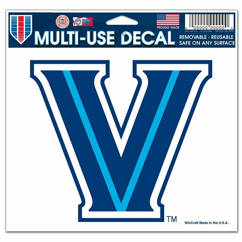 Villanova Wildcats 4.5" x 5.75" Multi-Use Decal