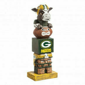 Green Bay Packers Tiki Totem Team Statue