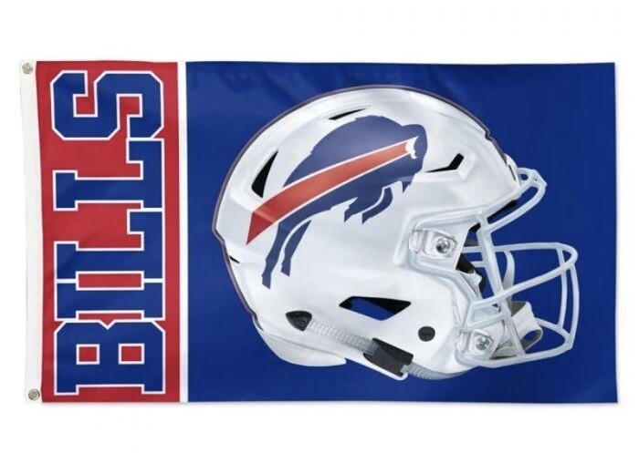 Buffalo Bills Helmet 3' x 5' Flag