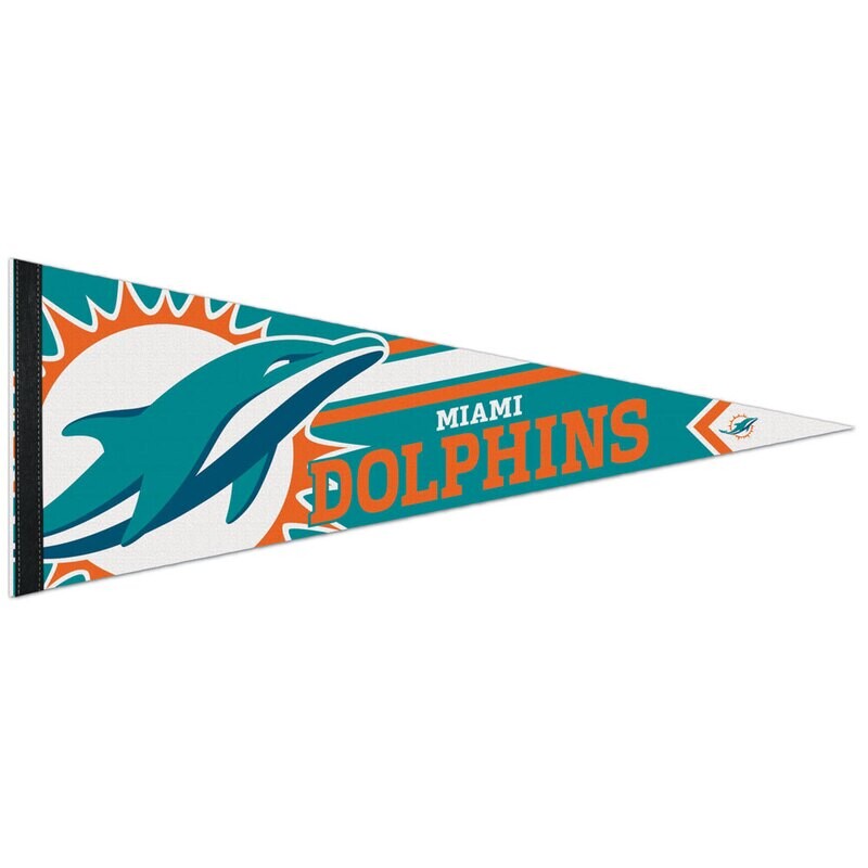 Miami Dolphins 12" x 30" Premium Pennant