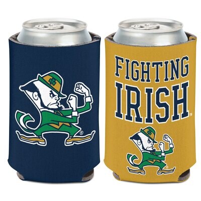 Notre Dame Fighting Irish 12 Ounce Can Cooler Koozie Notre Dame Fighting Irish 12 Ounce Can Cooler Koozie