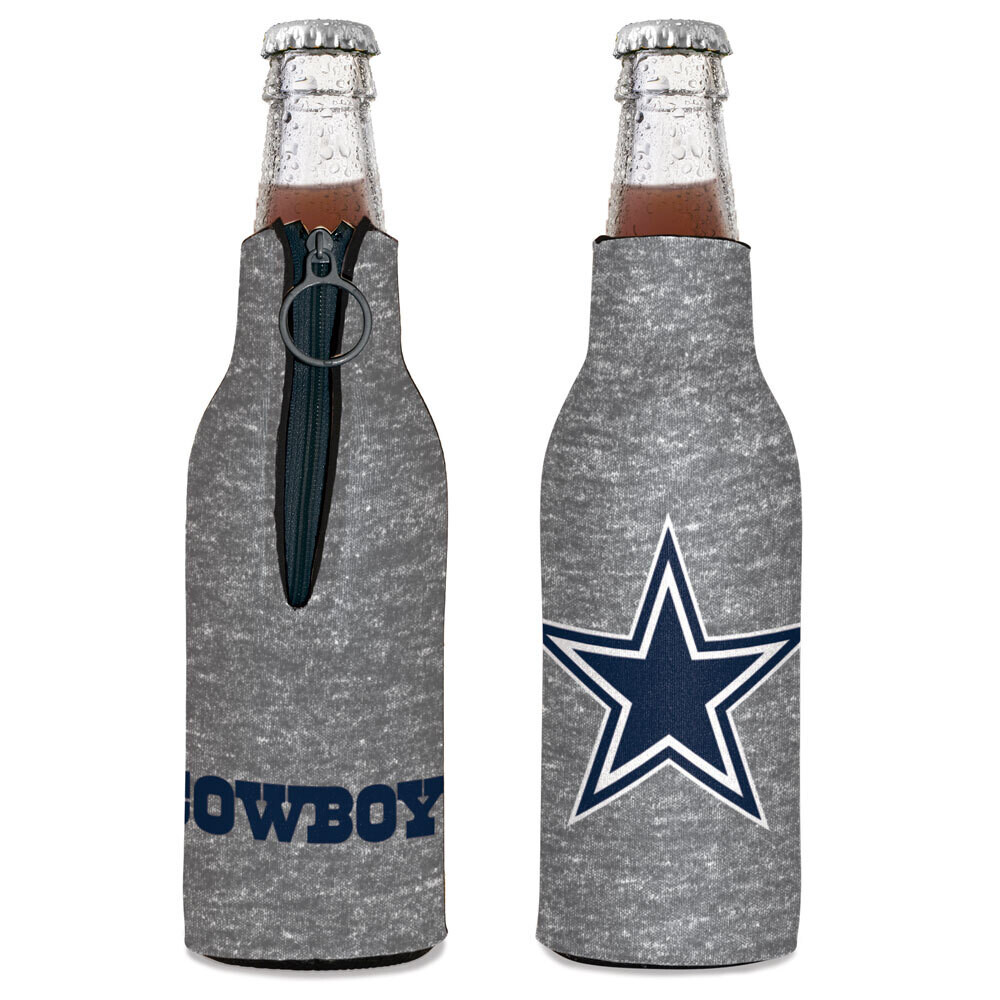 Dallas Cowboys Grey 12 Ounce Bottle Cooler