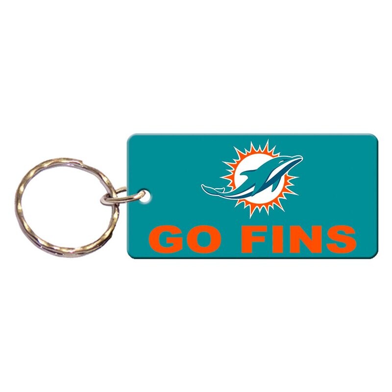 Miami Dolphins Acrylic Keychain