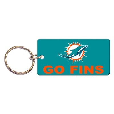 Miami Dolphins Acrylic Keychain