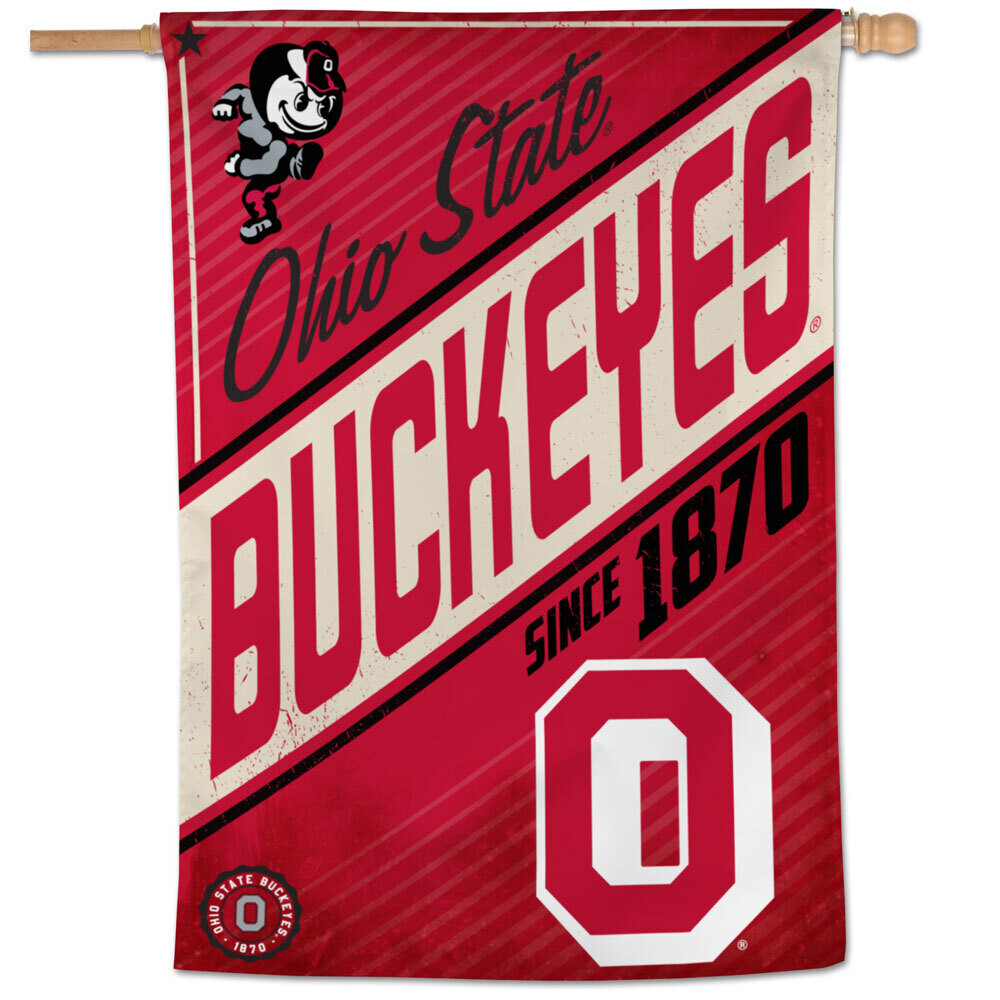 Ohio State Buckeyes Legacy 28" x 40" Vertical Flag