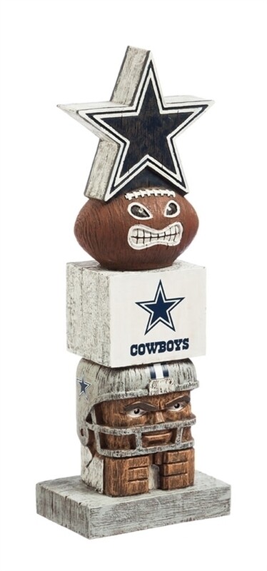 Dallas Cowboys Tiki Totem Team Statue Dallas Cowboys Tiki Totem Team Statue