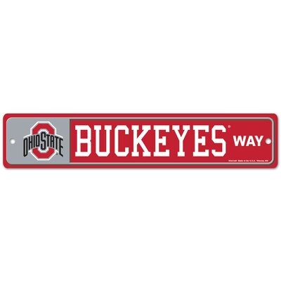 Ohio State Buckeyes Way 3.75" x 19" Team Street Sign