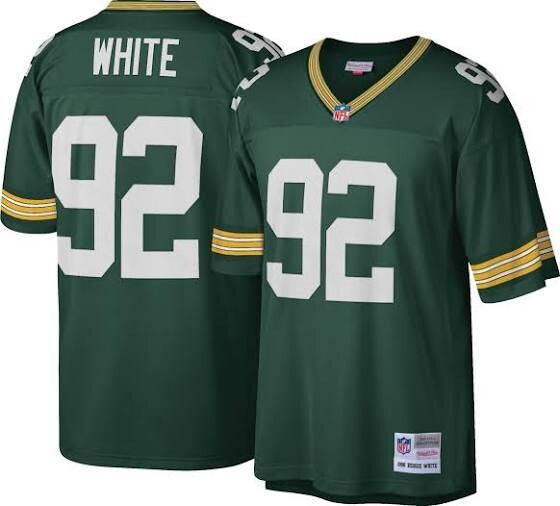 Green Bay Packers Reggie White 1996 Men's Green Mitchell & Ness Legacy Jersey