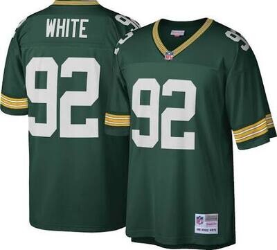 Green Bay Packers Reggie White 1996 Men's Green Mitchell & Ness Legacy Jersey