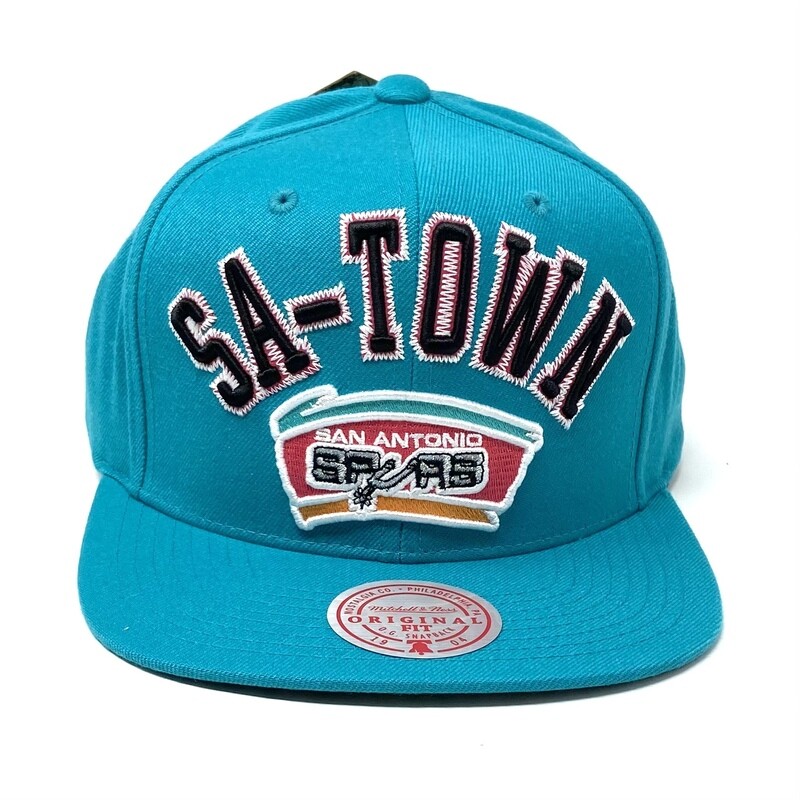 San Antonio Spurs SA-Town Men’s Mitchell & Ness NBA Zig Zag Snapback Hat