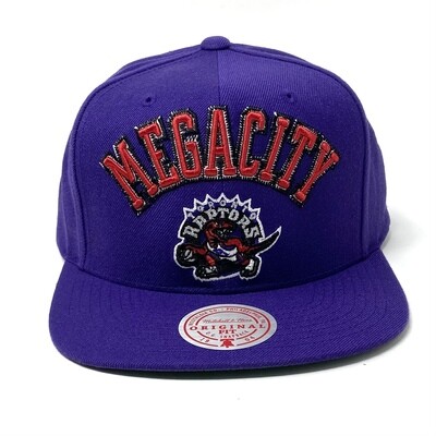Toronto Raptors Megacity Men’s Mitchell & Ness NBA Zig Zag Snapback Hat
