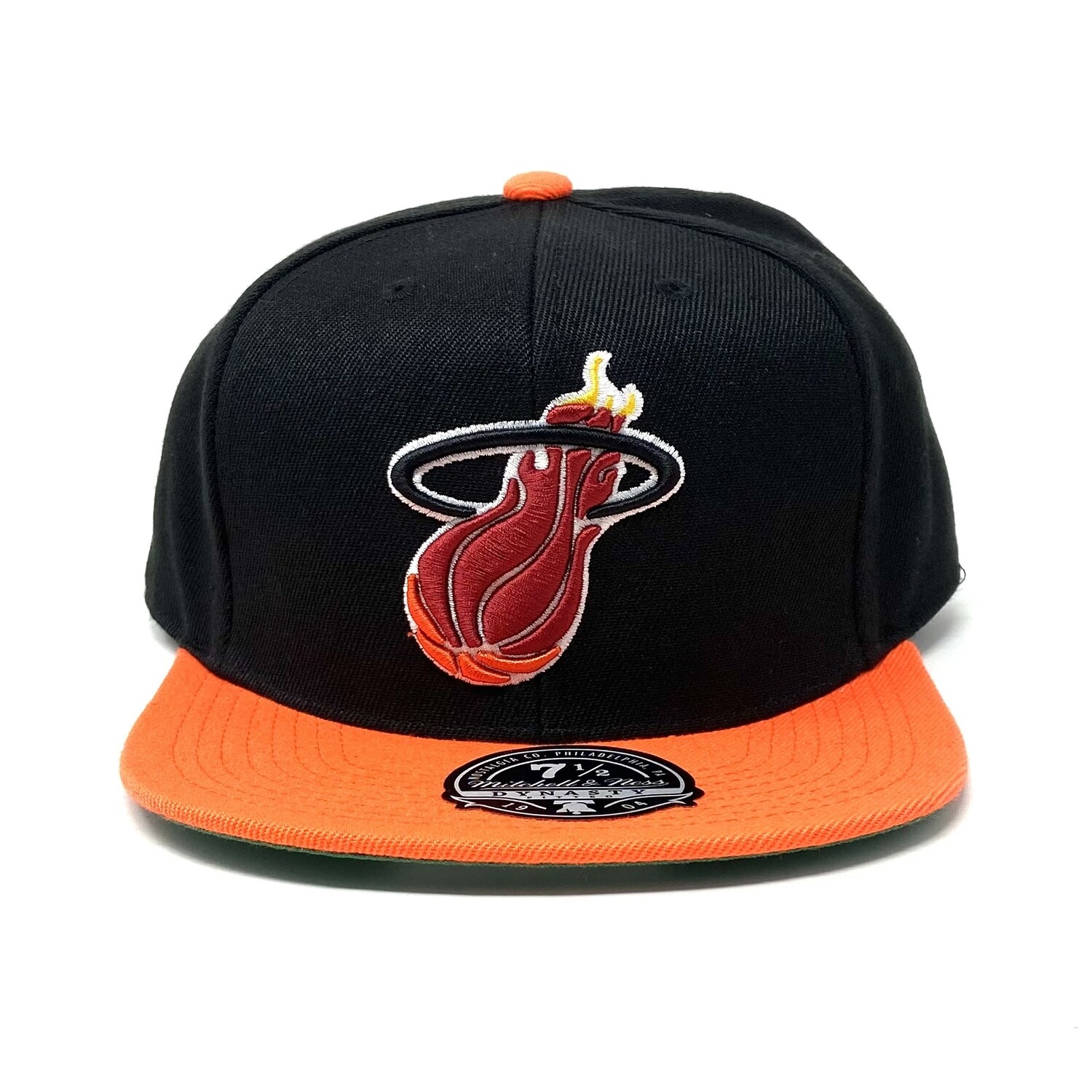 Miami Heat Men's 2-Tone Mitchell & Ness Fitted Hat