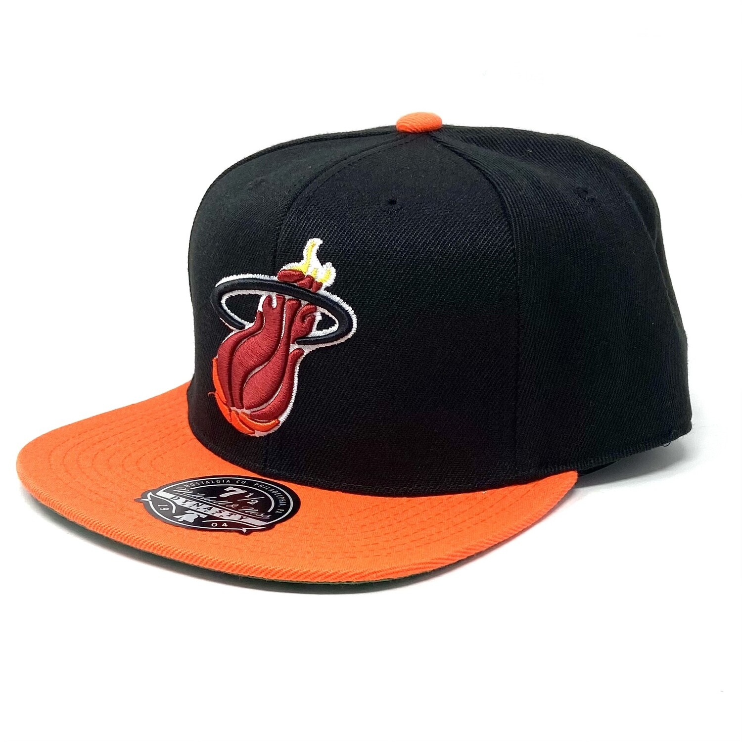 Miami Heat Men's 2-Tone Mitchell & Ness Fitted Hat