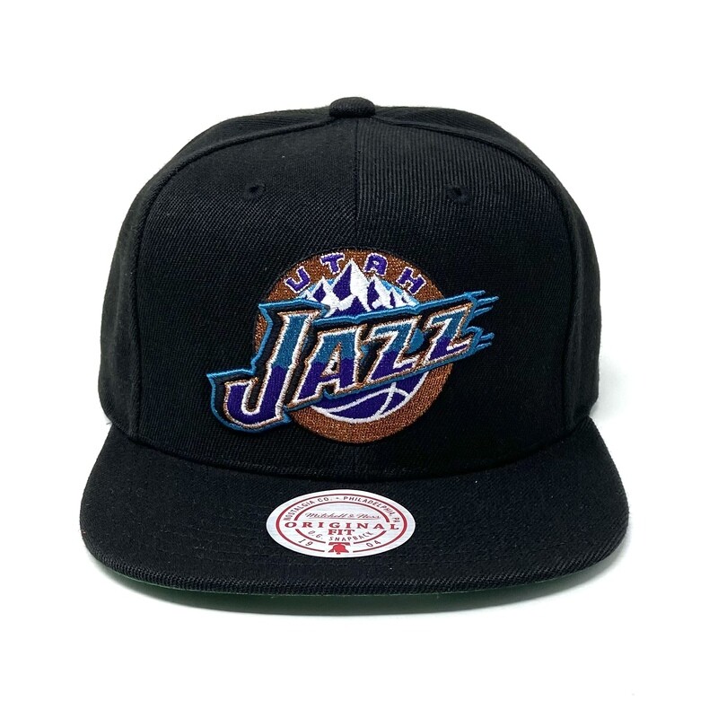 Utah Jazz Men’s Mitchell & Ness NBA Core Basic Snapback Hat