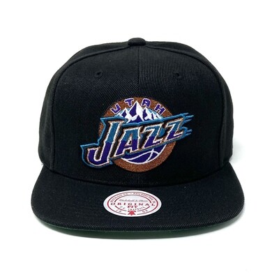 Utah Jazz Mitchell & Ness NBA Core Snapback Hat